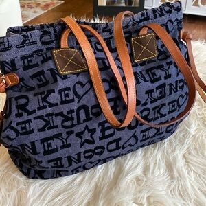 DONNEY & BOURKE canvas tote purse